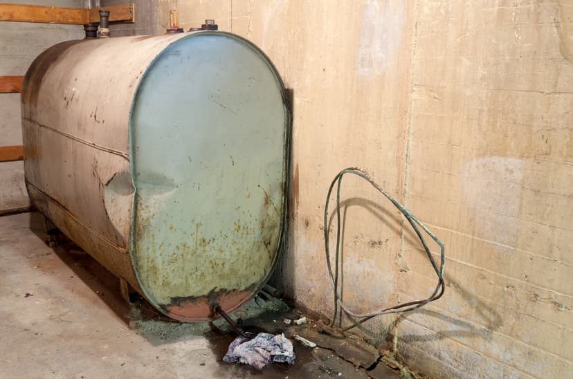 Fachgerechter Ausbau eines Öltanks im Keller